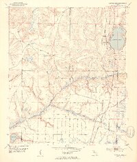 Compass Lake 1952 topographic map thumbnail