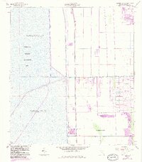 Cooper City SW 1963 topographic map thumbnail