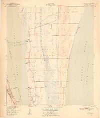 Courtenay 1951 topographic map thumbnail