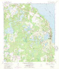 Crescent City 1970 topographic map thumbnail