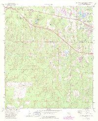 De Funiak Springs West 1973 topographic map thumbnail