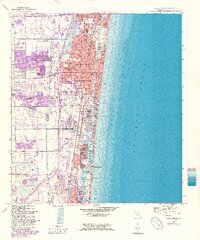 Delray Beach 1962 topographic map preview