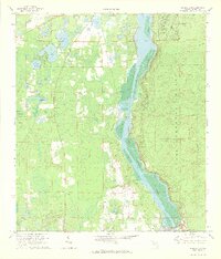 Eureka Dam 1970 topographic map thumbnail