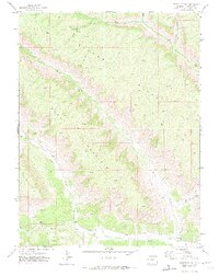 Desert Gulch 1971 topographic map thumbnail