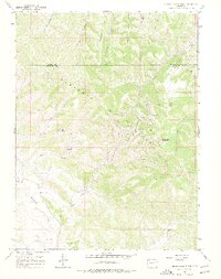 Devils Hole Gulch 1966 topographic map thumbnail