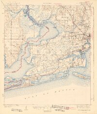 Fort Barrancas 1943 topographic map thumbnail