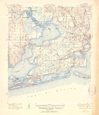 Fort Barrancas 1941 topographic map thumbnail