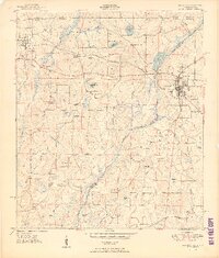 Graceville 1951 topographic map preview
