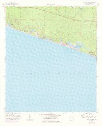 Grayton Beach 1970 topographic map thumbnail