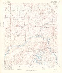 Hildreth 1968 topographic map preview