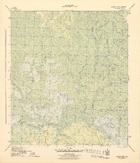 Jackson River 1945 topographic map thumbnail