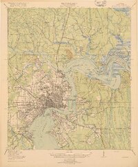 Jacksonville 1918 topographic map preview