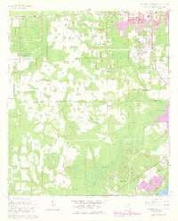Jacksonville Heights 1964 topographic map thumbnail
