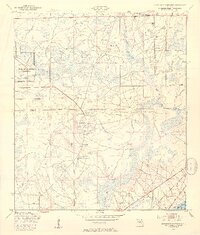 Jacksonville Heights 1949 topographic map thumbnail