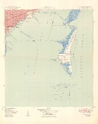 Key Biscayne 1949 topographic map thumbnail
