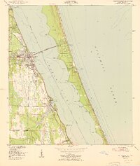 Melbourne East 1951 topographic map thumbnail