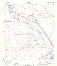 Okeechobee NW 1952 topographic map thumbnail