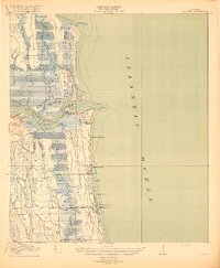 Mayport 1918 topographic map preview