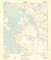 Picolata 1949 topographic map thumbnail