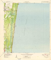 Pompano Beach 1949 topographic map thumbnail
