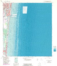 Port Everglades 1962 topographic map thumbnail