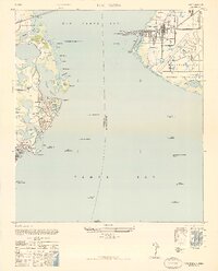 Port Tampa 1947 topographic map thumbnail