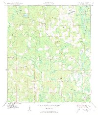 Prosperity 1950 topographic map thumbnail