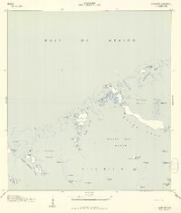 Snipe Keys 1943 topographic map preview
