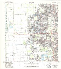 South Miami NW 1988 topographic map thumbnail