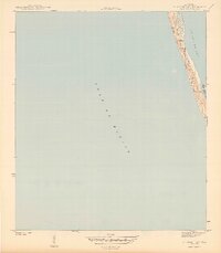 St. Joseph Spit 1943 topographic map thumbnail