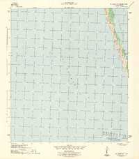 St. Joseph Spit 1943 topographic map thumbnail
