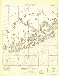 Sugar Loaf Key 1921 topographic map thumbnail