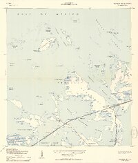 Sugarloaf Key 1943 topographic map thumbnail