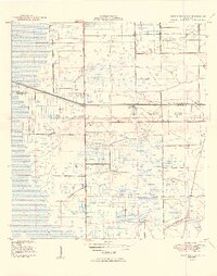 West Dixie Bend 1949 topographic map thumbnail