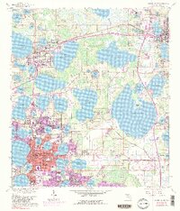Winter Haven 1959 topographic map preview