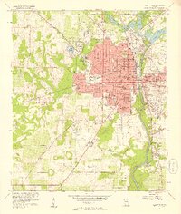 Albany West 1956 topographic map thumbnail