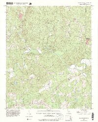 Ball Ground East 1993 topographic map thumbnail