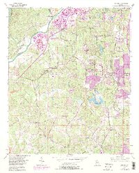 Ben Hill 1954 topographic map thumbnail