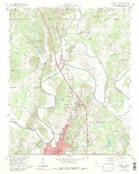 Calhoun North 1972 topographic map thumbnail