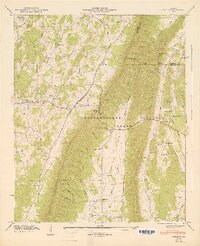 Catlett 1947 topographic map thumbnail