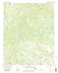Clarkesville NE 1957 topographic map thumbnail
