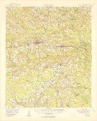 Claxton 1950 topographic map preview