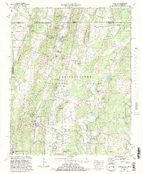 Cohutta 1982 topographic map thumbnail