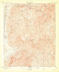 Cohutta 1913 topographic map thumbnail