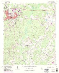 Covington 1964 topographic map preview