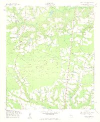Deans Crossing 1958 topographic map thumbnail