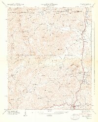 Dillard 1947 topographic map thumbnail