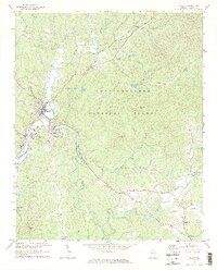 Ellijay 1971 topographic map thumbnail