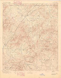 Ellijay 1892 topographic map thumbnail