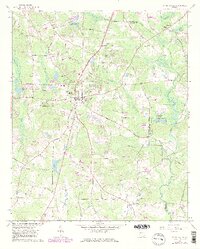 Fayetteville 1965 topographic map thumbnail